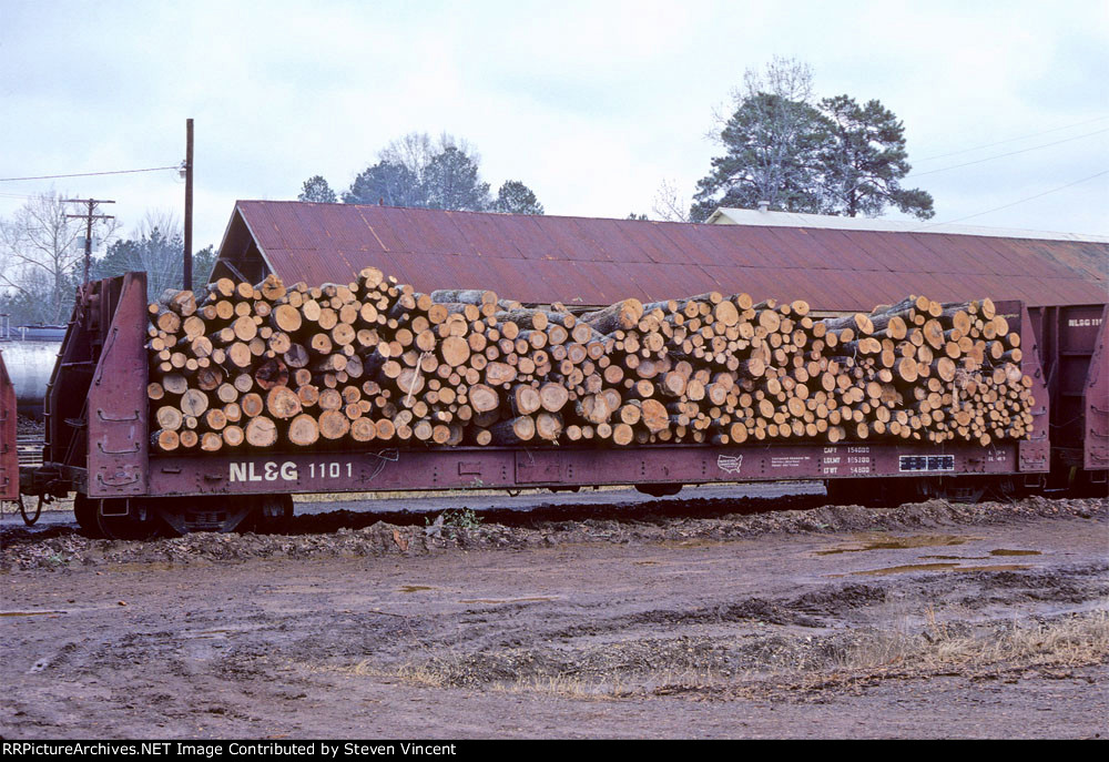 North Louisiana & Gulf pulpwood flat NLG #1101